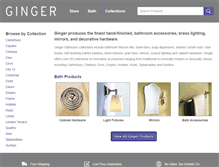 Tablet Screenshot of ginger-bath.com
